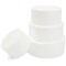 Round Foam Cake Dummy Set, 4 Tiers for Display, Arts and Crafts (White)